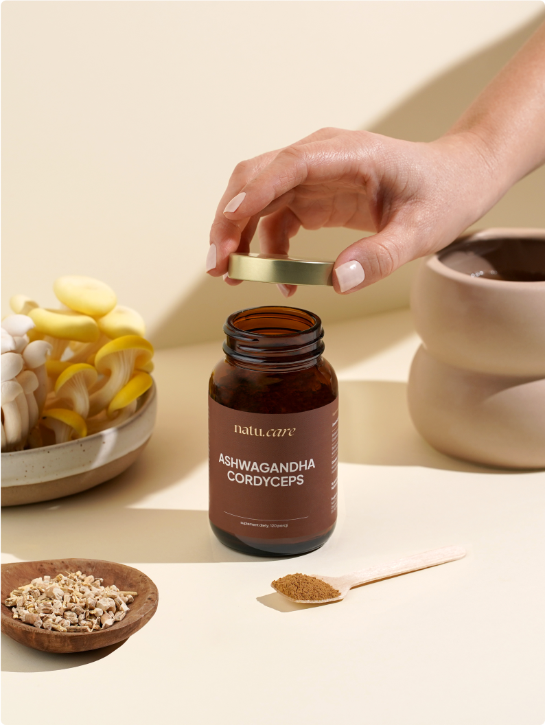 Adaptogeny: Ashwagandha & Cordyceps