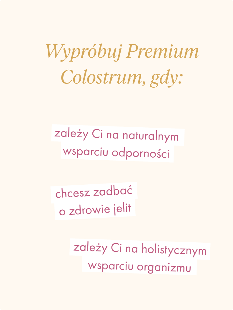 Premium Colostrum, malina-czarny bez