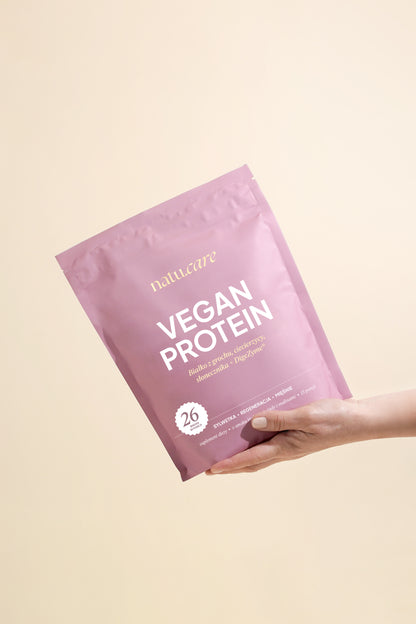 Białko Wegańskie, biała czekolada - malina